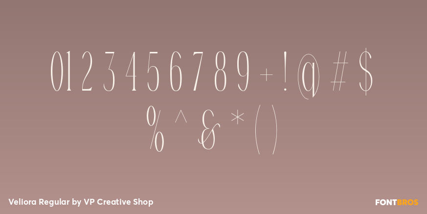 Veliora Regular Font Poster #4