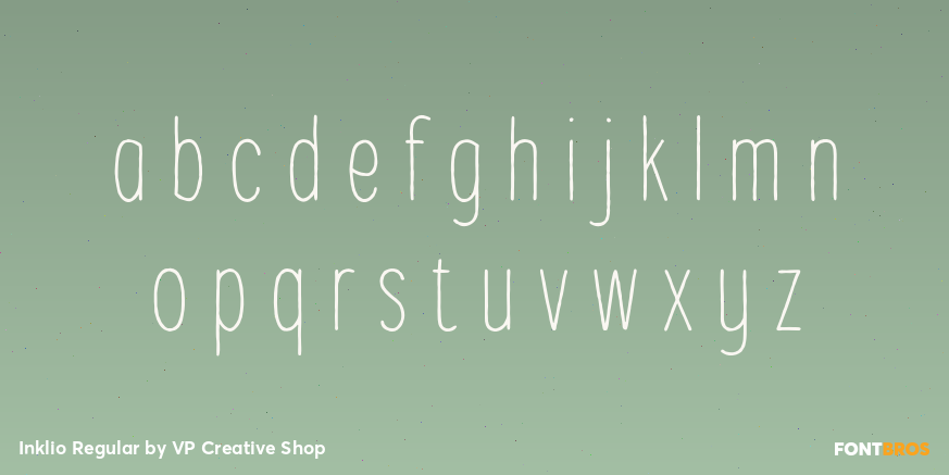 Inklio Regular Font Poster #3