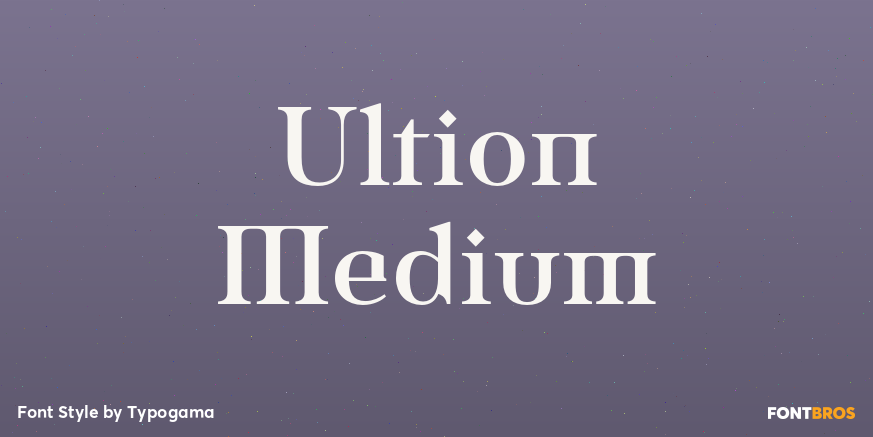 Ultion Medium Poster