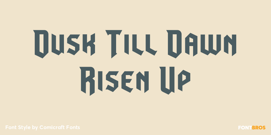 Dusk Till Dawn Risen Up Poster