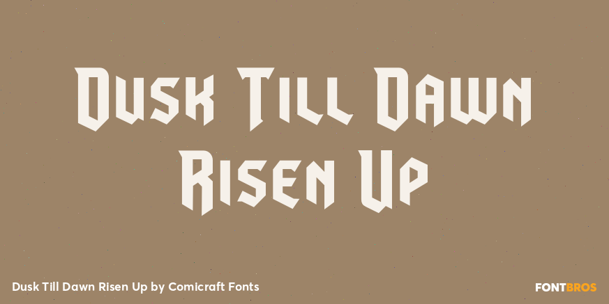 Dusk Till Dawn Risen Up Poster