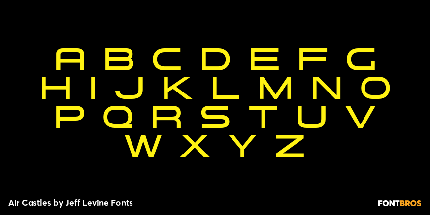 Air Castles Font Poster #3