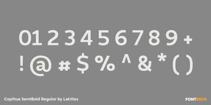 Copihue SemiBold Regular Font Poster #4