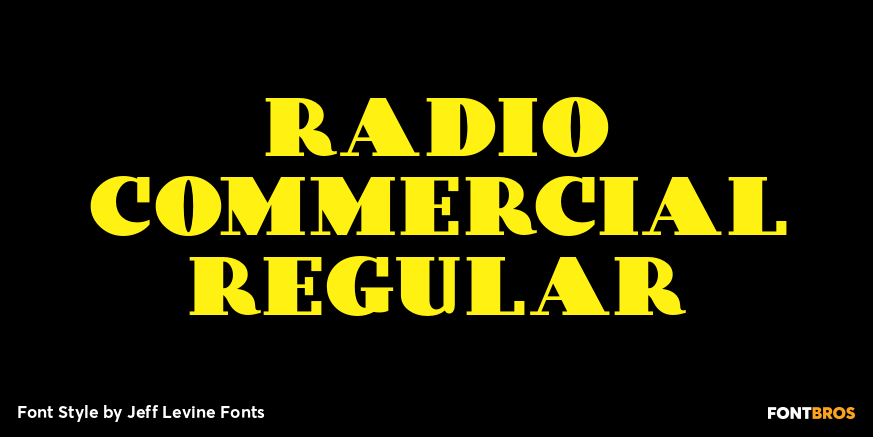 Radio Commercial Regular Poster