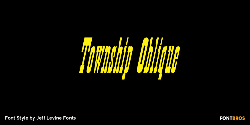 Township Oblique Poster