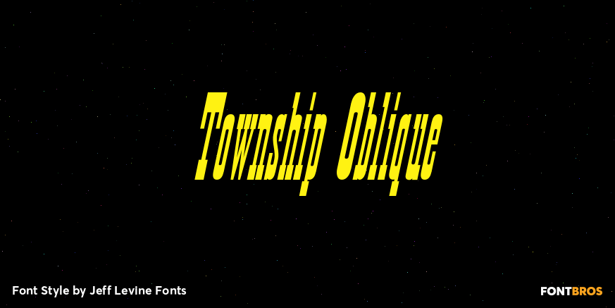 Township Oblique Poster