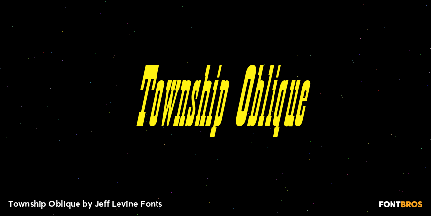 Township Oblique Poster