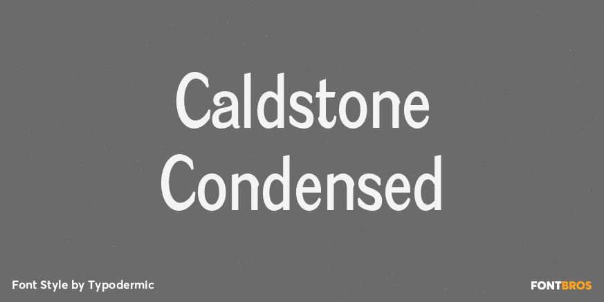 Caldstone Condensed Poster