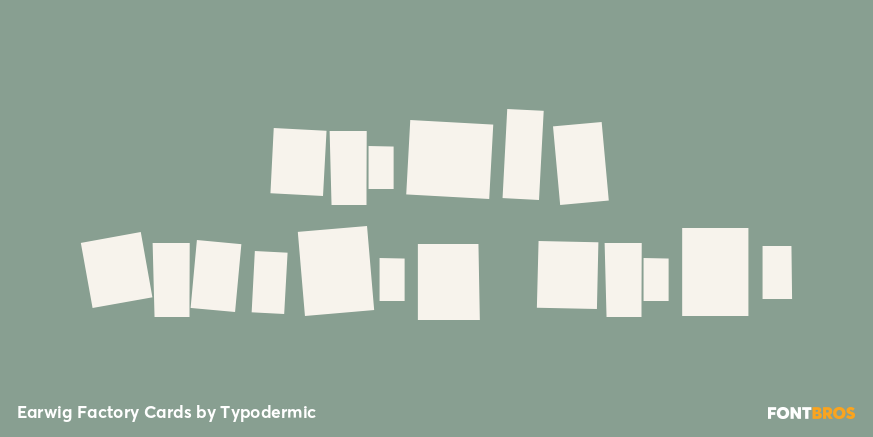 Earwig Factory Cards Poster