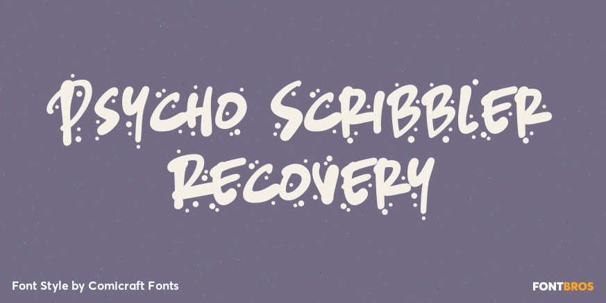 Psycho Scribbler Recovery Poster