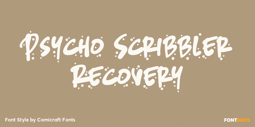 Psycho Scribbler Recovery Poster