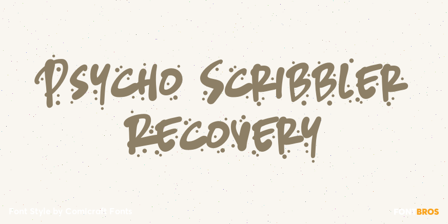 Psycho Scribbler Recovery Poster