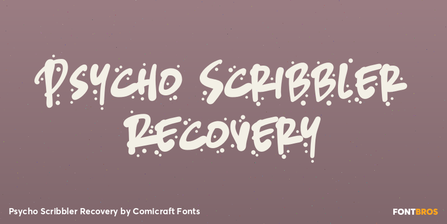 Psycho Scribbler Recovery Poster