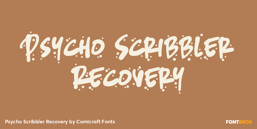 Psycho Scribbler Recovery Poster