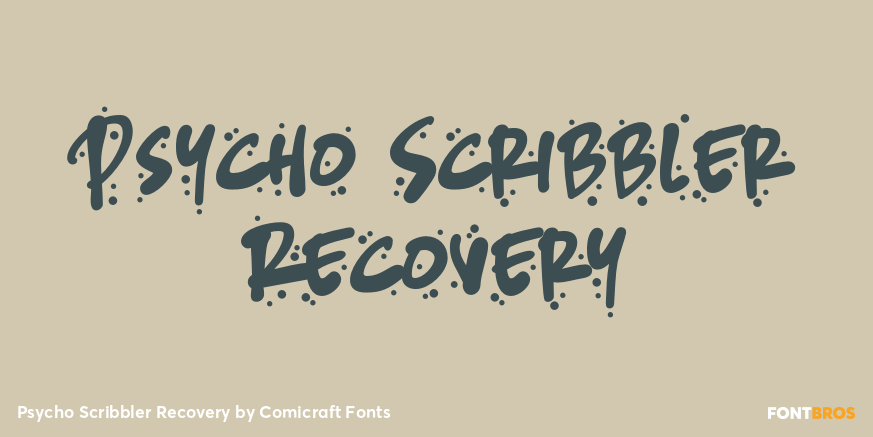 Psycho Scribbler Recovery Poster