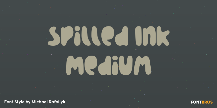 Spilled Ink Medium Poster