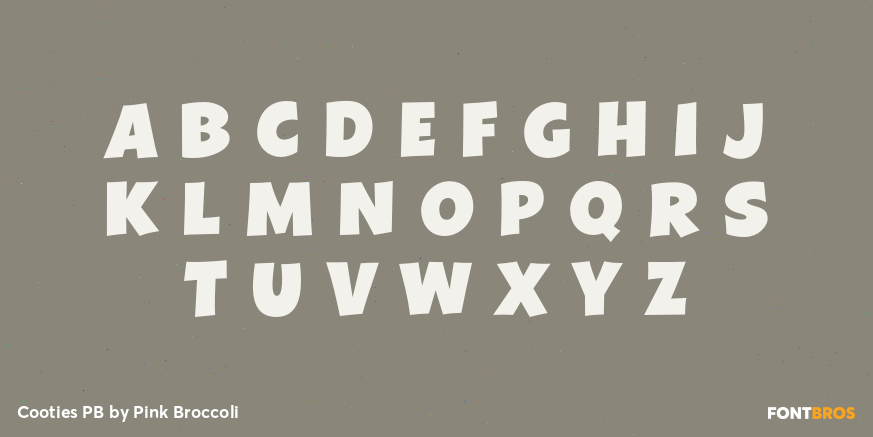 Cooties PB Font Poster #2