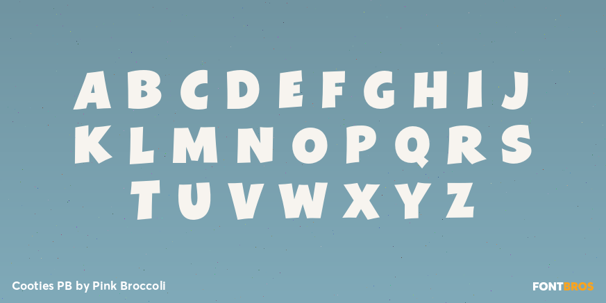 Cooties PB Font Poster #3