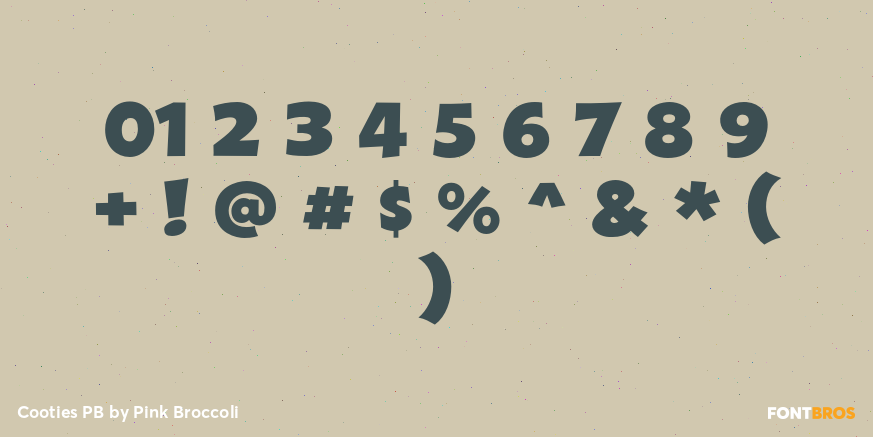 Cooties PB Font Poster #4