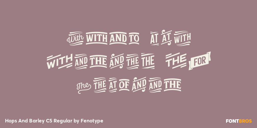 Hops And Barley C5 Regular Poster