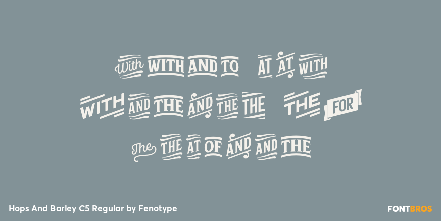 Hops And Barley C5 Regular Poster