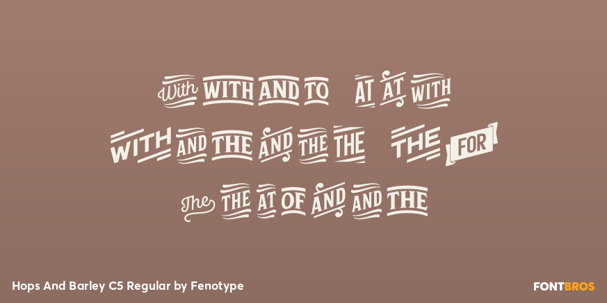 Hops And Barley C5 Regular Poster