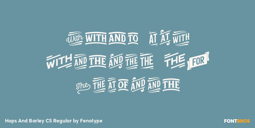 Hops And Barley C5 Regular Poster