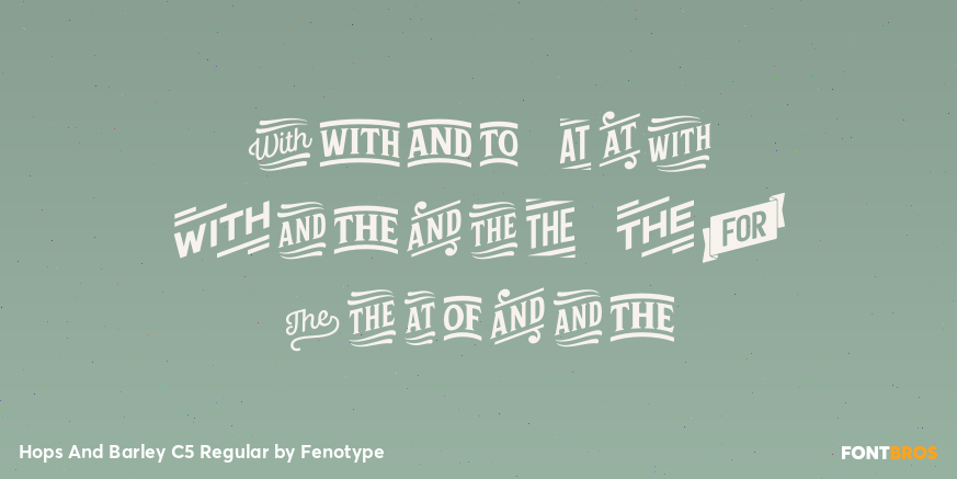 Hops And Barley C5 Regular Poster