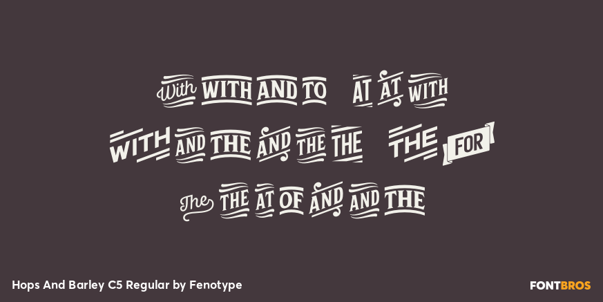 Hops And Barley C5 Regular Poster