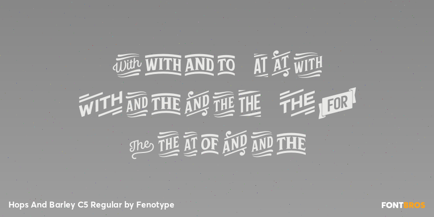 Hops And Barley C5 Regular Poster