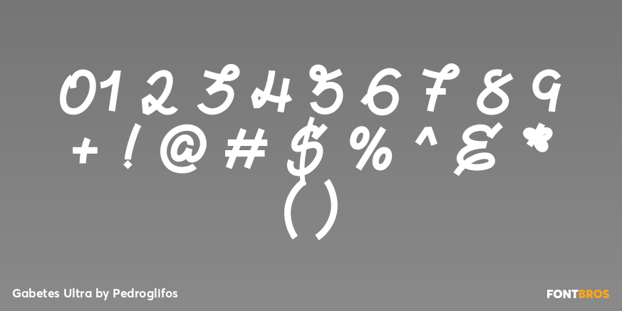 Gabetes Ultra Font Poster #4