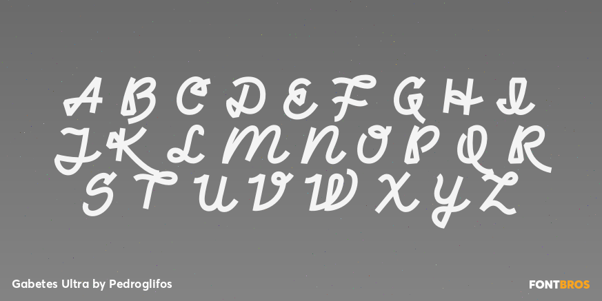 Gabetes Ultra Font Poster #1