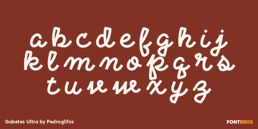 Gabetes Ultra Font Poster #1