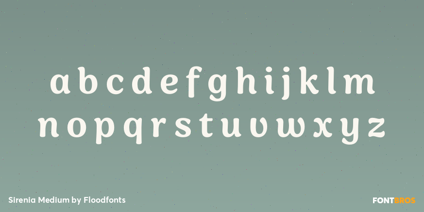 Sirenia Medium Font Poster #1