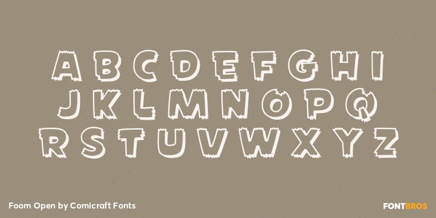 Foom Open Font Poster #2