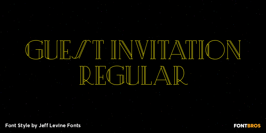 Guest Invitation Regular Poster