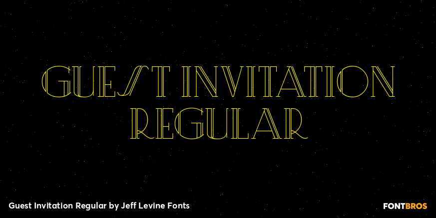 Guest Invitation Regular Poster