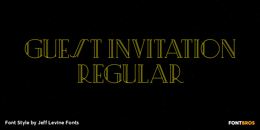 Guest Invitation Regular Poster