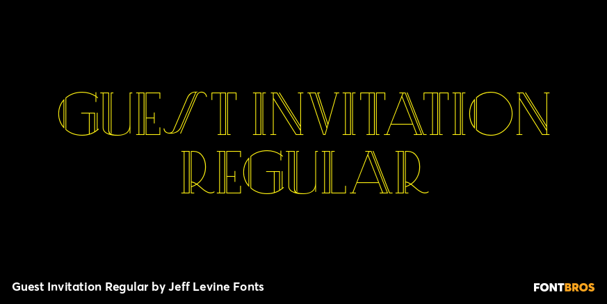 Guest Invitation Regular Poster