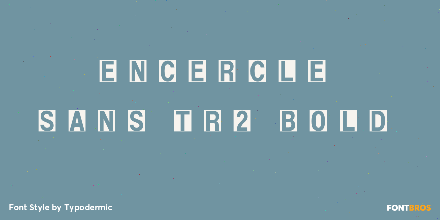Encercle Sans TR2 Bold Poster