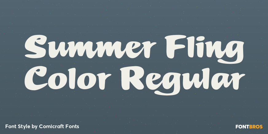 Summer Fling Color Regular Poster