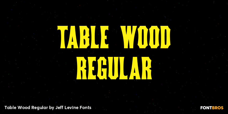 Table Wood Regular Poster