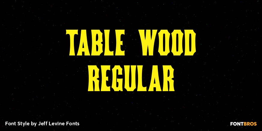 Table Wood Regular Poster