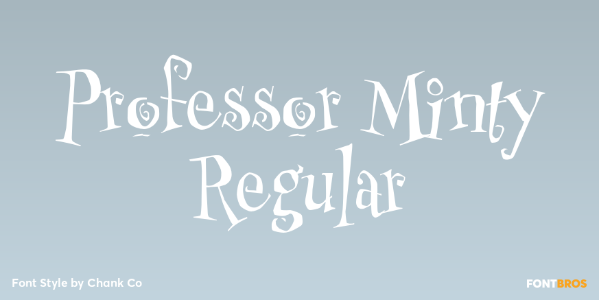 Professor Minty Regular Poster