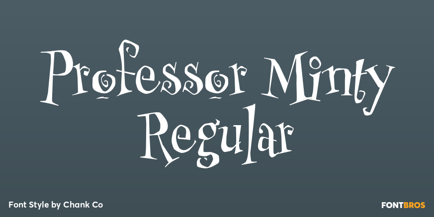 Professor Minty Regular Poster