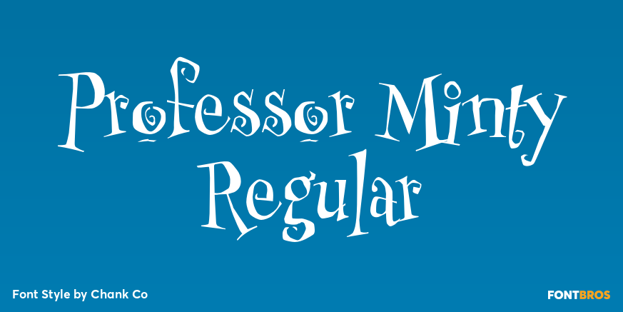 Professor Minty Regular Poster