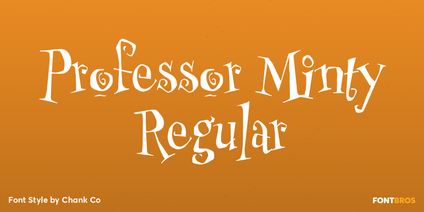 Professor Minty Regular Poster