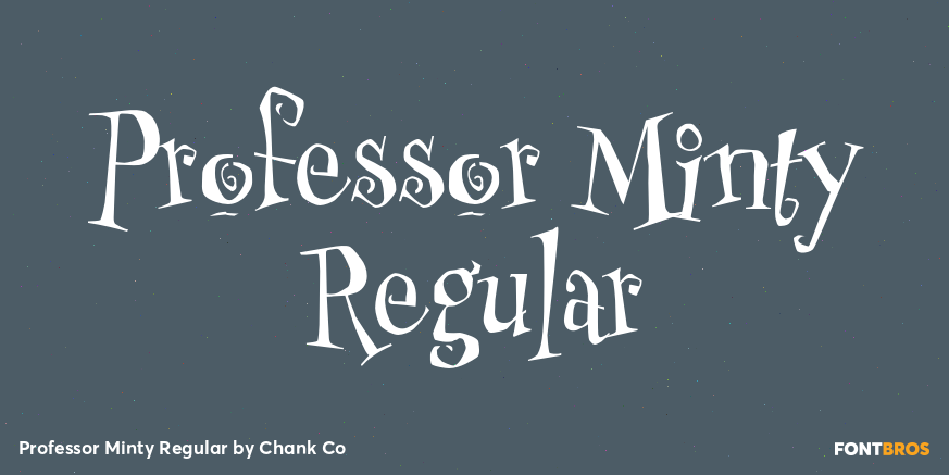 Professor Minty Regular Poster