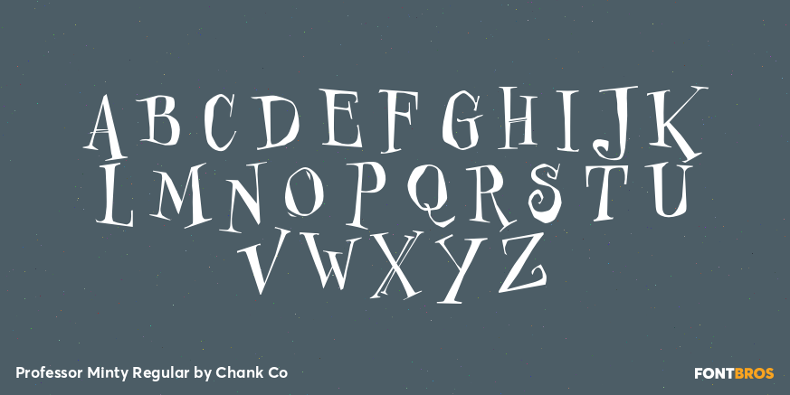 Professor Minty Regular Font Poster #1