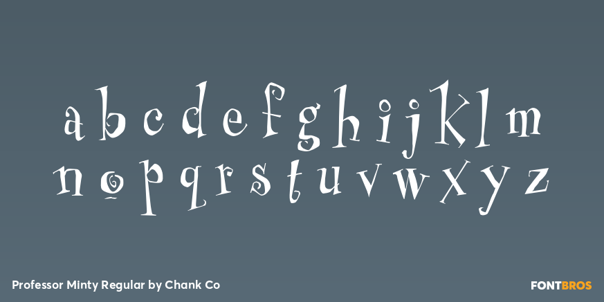 Professor Minty Regular Font Poster #1